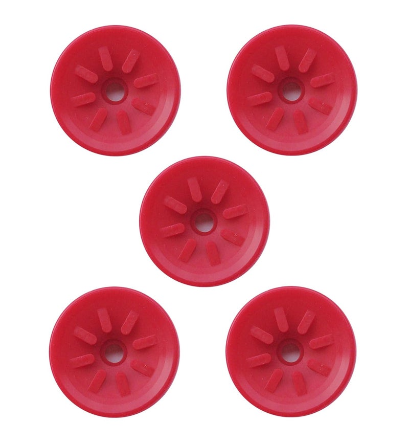 SICOLAS 5 pcs Industrial Flat Vacuum Suction Cup F Series Single-Layer Silicone Robotic Arm Accessory with Ribs (F30) - Image 2